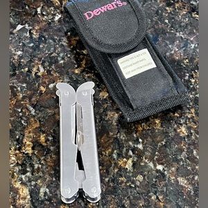 Dewar's Scotch Stainless Steel Pocket Multi Tool in Case